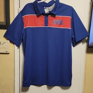 NFL Team Apparel GIANTS Blue, White, and Red Shortsleeve Men's Shirt Size XL